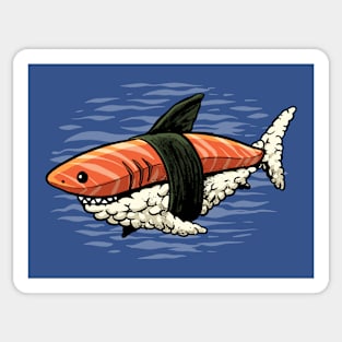 Sushi Shark Sticker